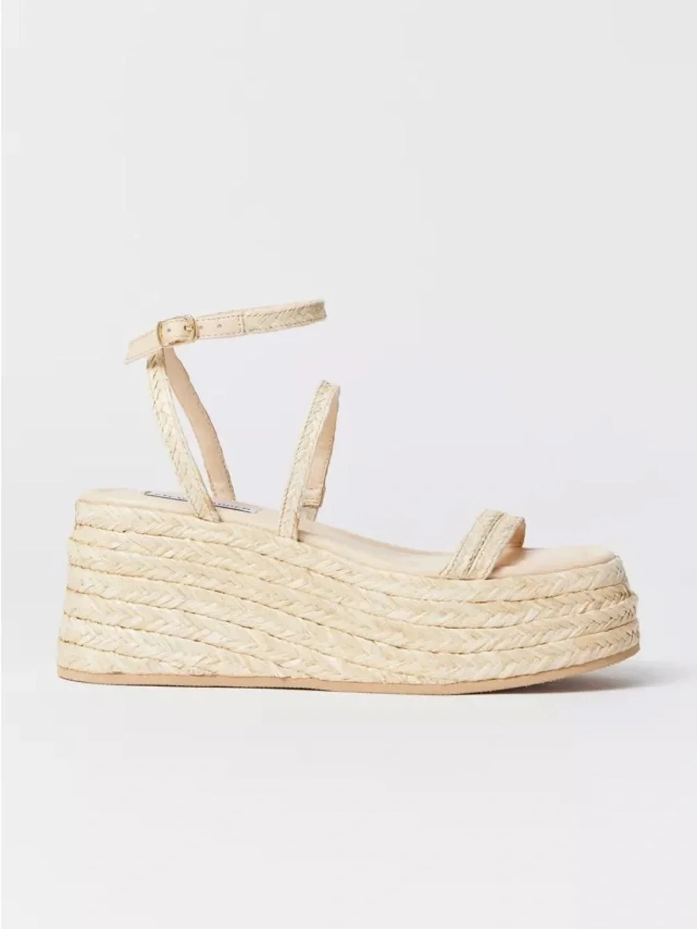 Steve Madden Espadrille Platform Sandal in Natural